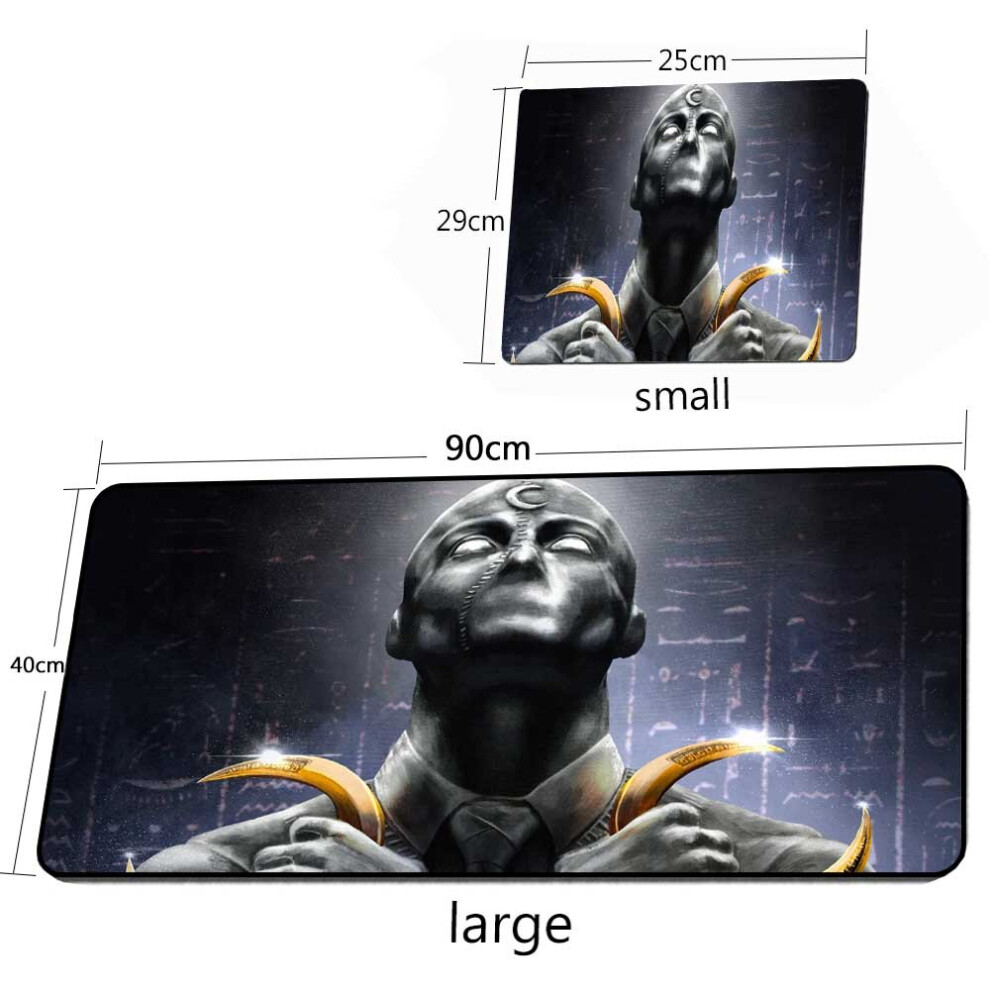 (A-Style 03 300X900x2mm) Moon Knight Mouse Pad Desk Mat Gaming Mouse Pad Carpet Rubber 40*90Cm Keyboard Mouse Pad Xxl Room Decoration Gaming De Black 4855357967805