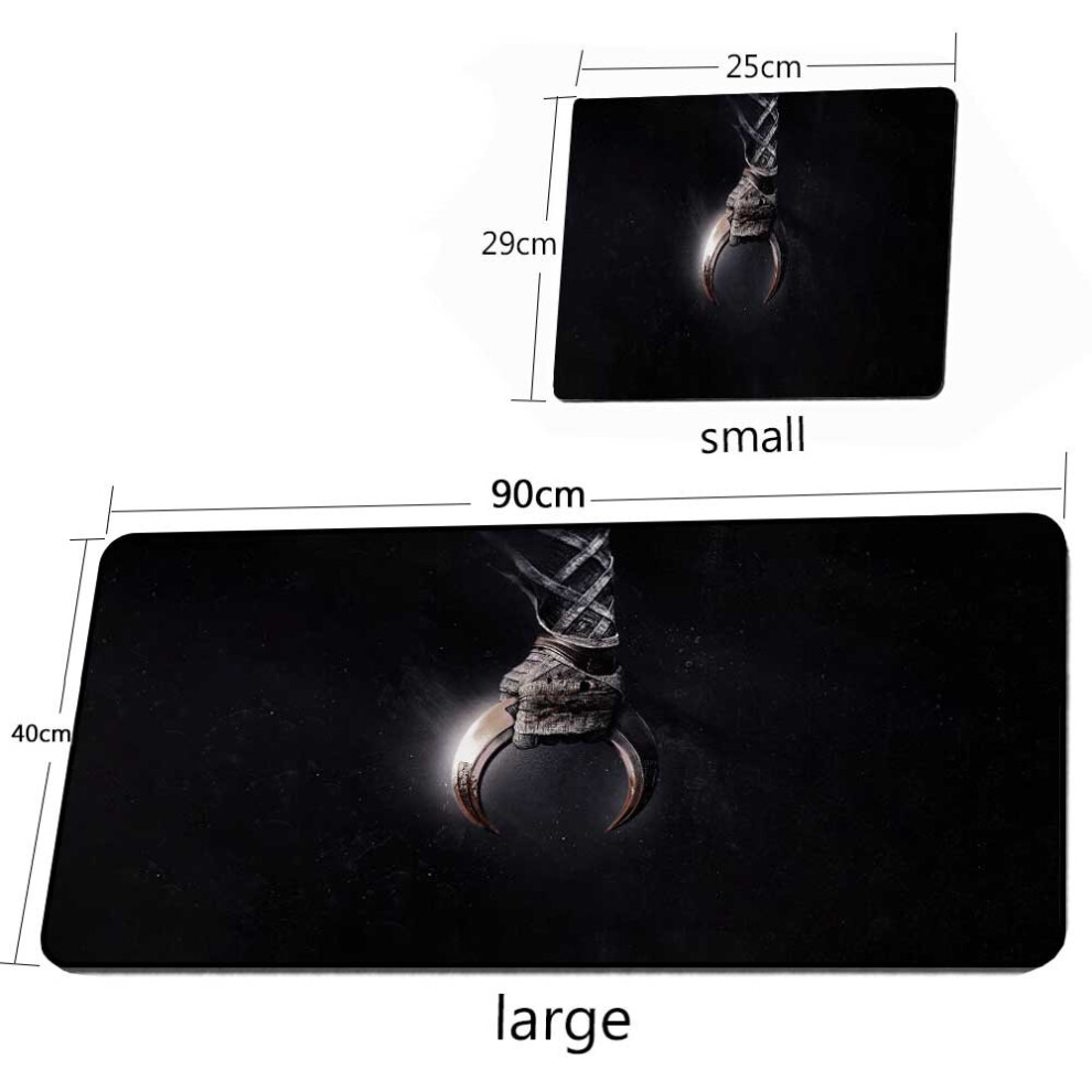 (A-Style 05 300X700x2mm) Moon Knight Mouse Pad Desk Mat Gaming Mouse Pad Carpet Rubber 40*90Cm Keyboard Mouse Pad Xxl Room Decoration Gaming De Black 4855357968024