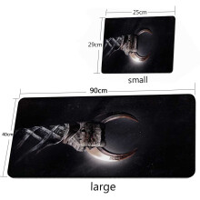 (a-style 06 400X900X2MM) Moon Knight Mouse Pad Desk Mat Black Gaming Mouse Pad Carpet Rubber 40*90cm Keyboard Mouse Pad XXL Room Decoration Gaming Desks