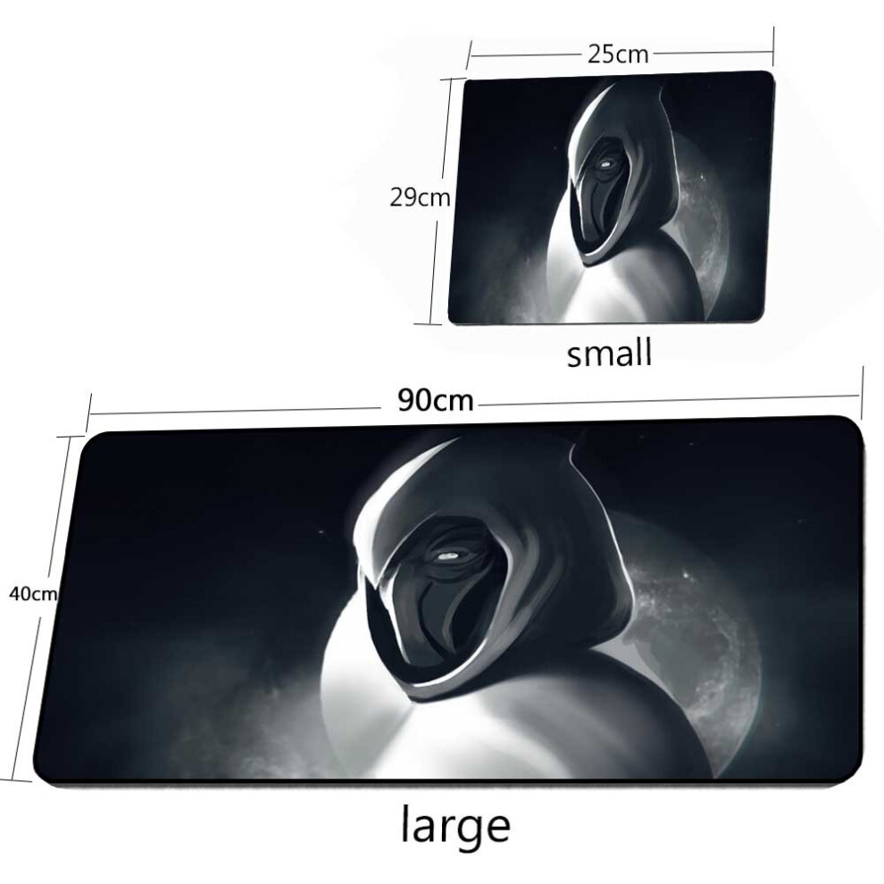 (A-Style 08 300X900x2mm) Moon Knight Mouse Pad Desk Mat Gaming Mouse Pad Carpet Rubber 40*90Cm Keyboard Mouse Pad Xxl Room Decoration Gaming De Black 4855357968284