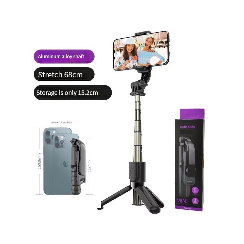 New Mobile Phone Selfie Stick Mini Portable Bluetooth All-In-One Multifunctional Wholesale Desktop Live Broadcast Tripod Stand 4852056946490