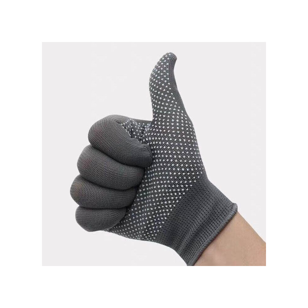 Dechoicelife Burgundy (A-) New Double-Sided Hair Straightener Curling Tong Hairdressing Heat Resistant Anti-Scald Finger Gloves Hair Salon Tools