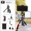(a-D) Vamson Wireless Bluetooth Selfie Stick Foldable Mini Tripod Shutter Remote Control Phone Holder Mount for iphone Smartphones 1