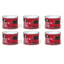 6 x Tins Of 151 Step & Tile Red Paint, 180ml, DIY