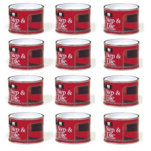 12 x Tins Of 151 Step & Tile Red Paint, 180ml, DIY