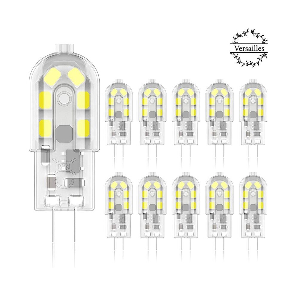 2W G4 LED Bulb, 20W Equivalent Halogen Bulbs, Cool White 6000k
