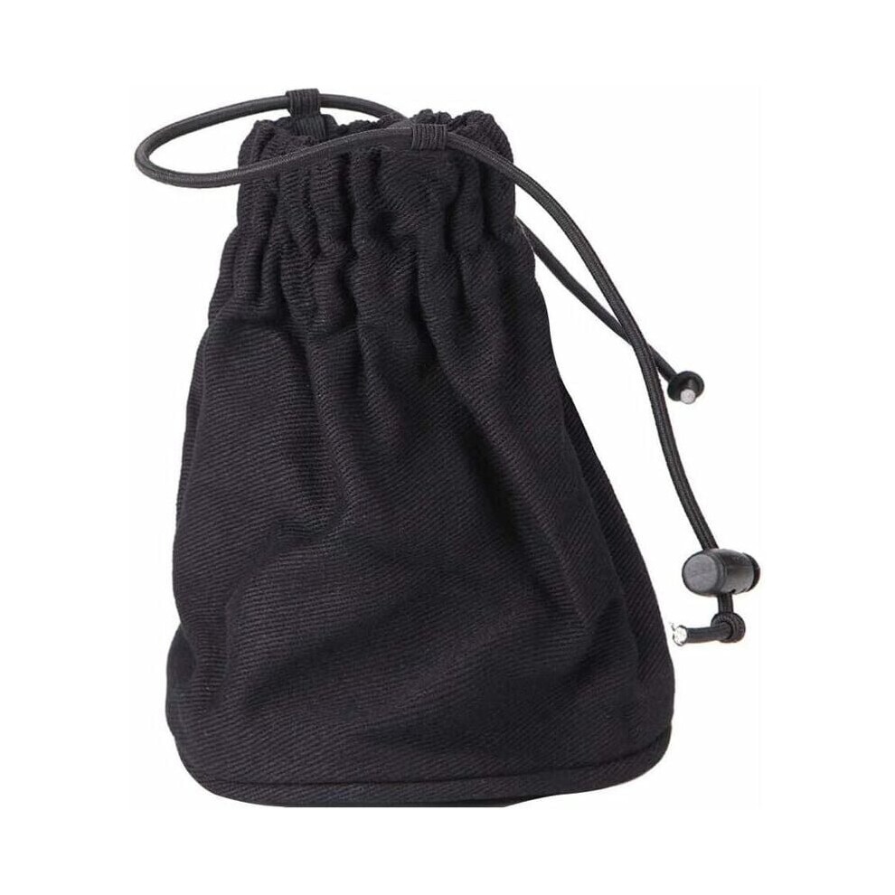 Black Hair Dryer Sock, Professional Hairdressing Foldable Canvas Universal Adjustable Hair Dryer Sock Diffuser, Travel Wind Blower Attachment Cover