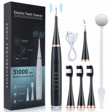 Ultrasonic Dental Scaler, Scaler, Dental Scaler, Teeth Beauty Device, Tartar Remover - Black