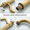 Vintage black brass mixer tap high spout bathroom mixer tap elegant antique design 6