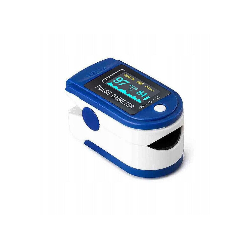 Finger Clip Pulse Oximeter Fingertip Oximeter (Blue