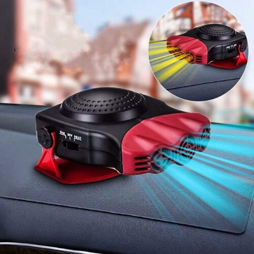 Plug In Fan For Car 150W Car Heater Portable Electric Heating Fan