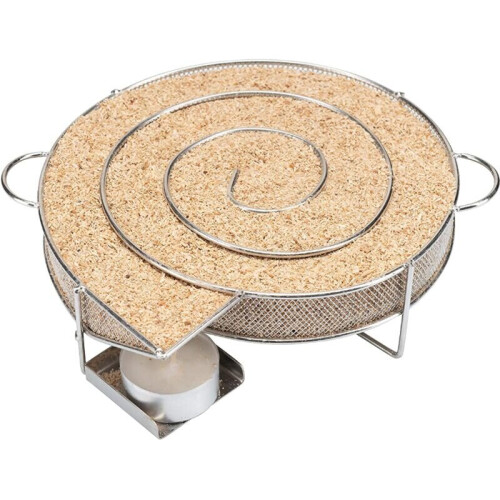 Spiral Cold Smoker - Coil Smoker - Smoke Generator - for Smoking in the Kettle Grill - Rounds -