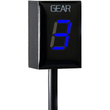 Gear Indicator for Yamaha Motorcycle Waterproof LED Display ECU Plug (Blue)