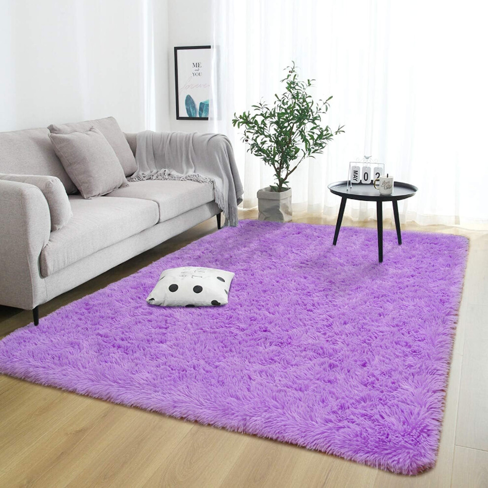 Super soft and fluffy rug for the bedroom