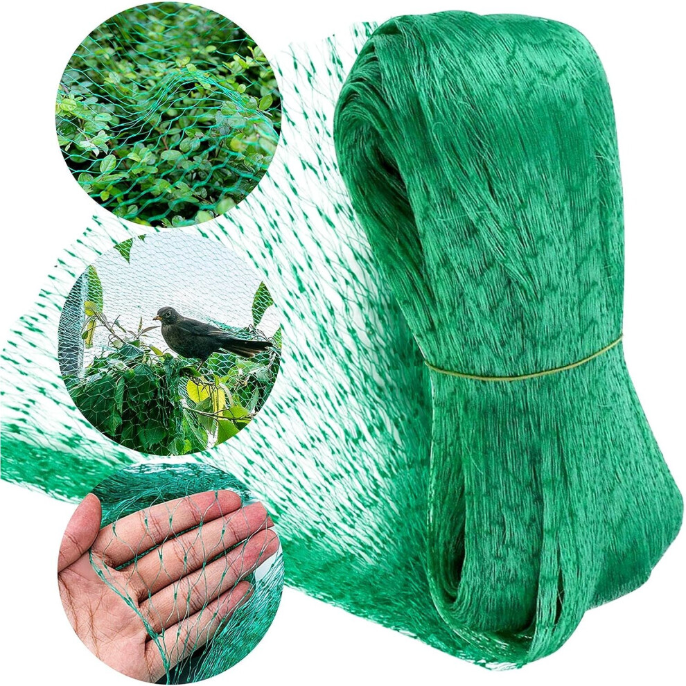 Green Bird Netting, 13 x 20 Feet Garden Netting for Plants, Protects Vegetables and Fruit Trees, Reusable Fence Netting for Birds, Deer and Squirrels-image-OPC-PC559WM-NEW