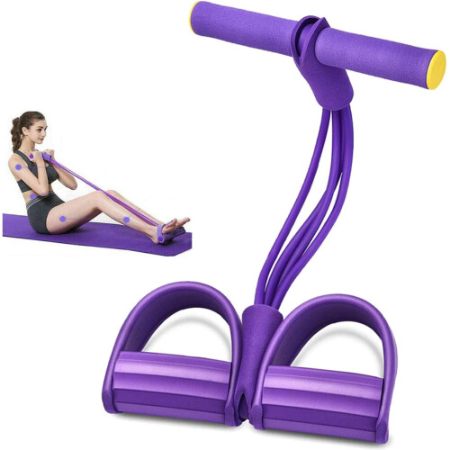 Pack Multi-Function Strength Training Exerciser Tube Set Purple 1