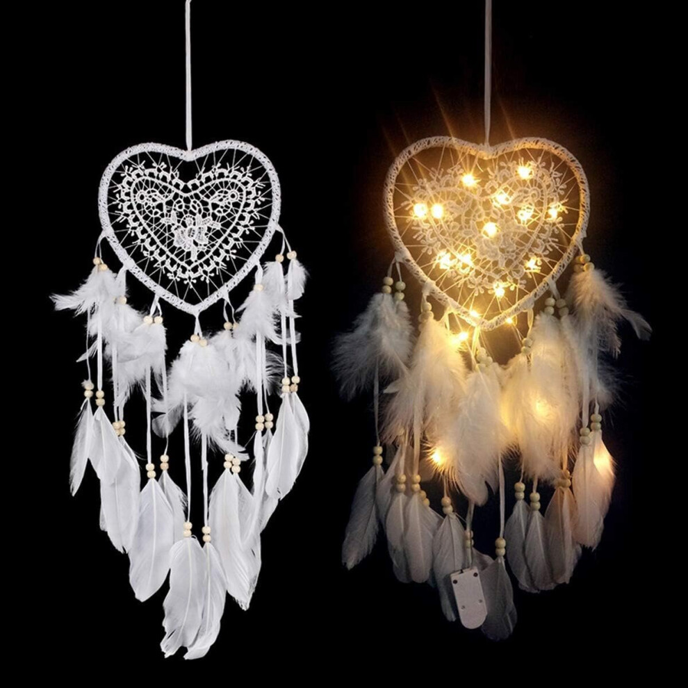 Feather Dream Catcher, Feather Dream Catcher with LED Light
