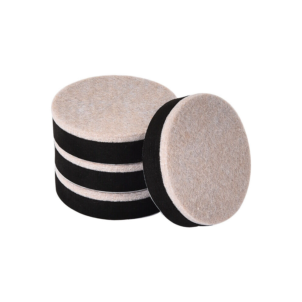 Furniture Risers Table Leg 4 Pieces Diameter: 63.5mm Height: 16.5mm Bed Risers Can Be Used In Stacks Increased Height Quiet And Wear Resistance