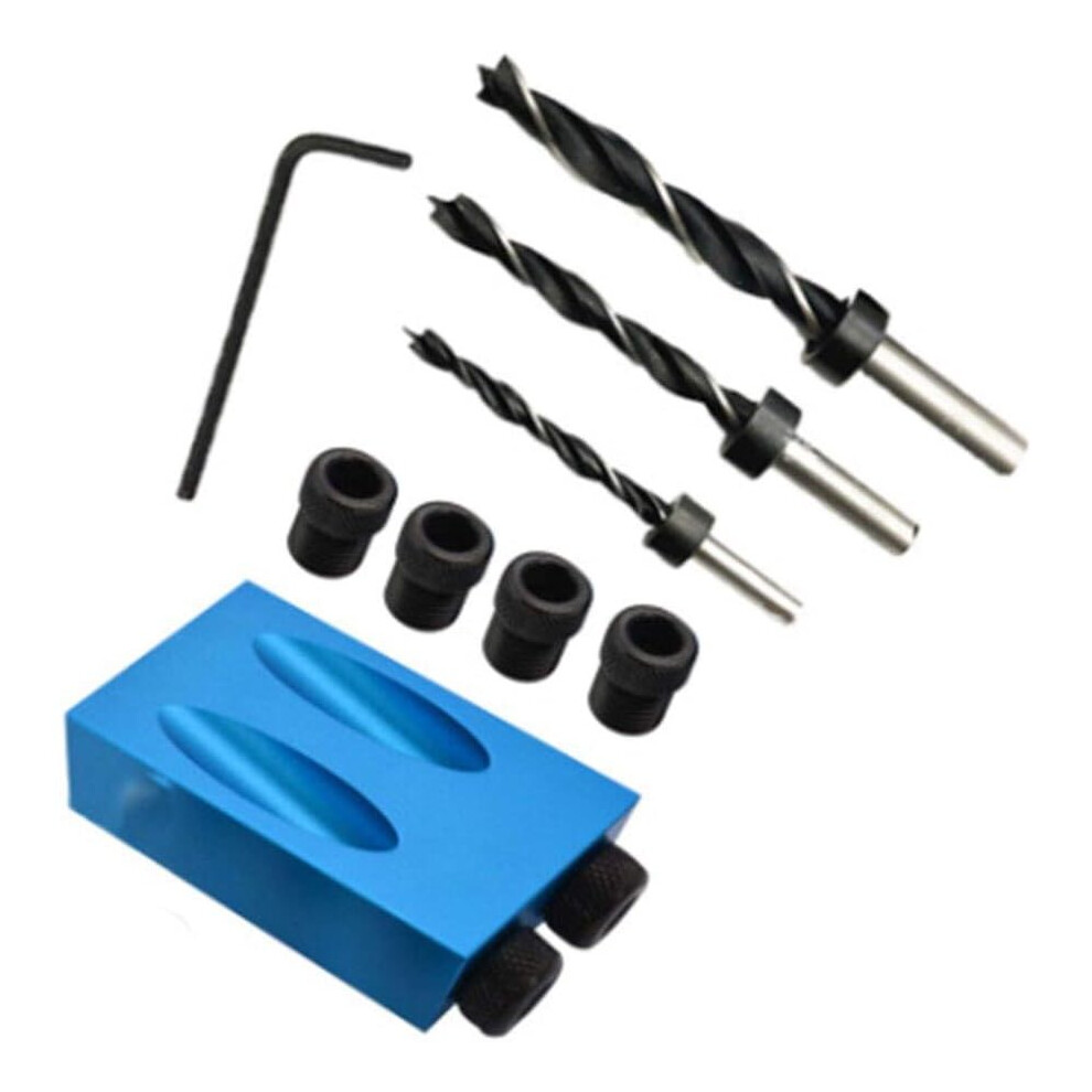 15 Degree Angle Drilling Kit for Wood with Jig Guide Drill Bits and 6/8/10mm Holes-image-OPC-PC55DXT-NEW