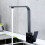 Black kitchen sink mixer 360 Rotation 2