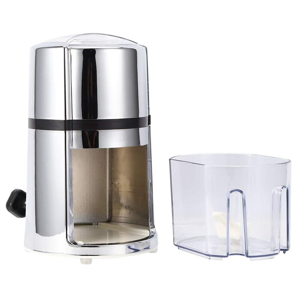 Grinder ice cream crusher Commercial Household Manual Ice Crusher portable crushed ice icebreaker crank with stainless steel blade