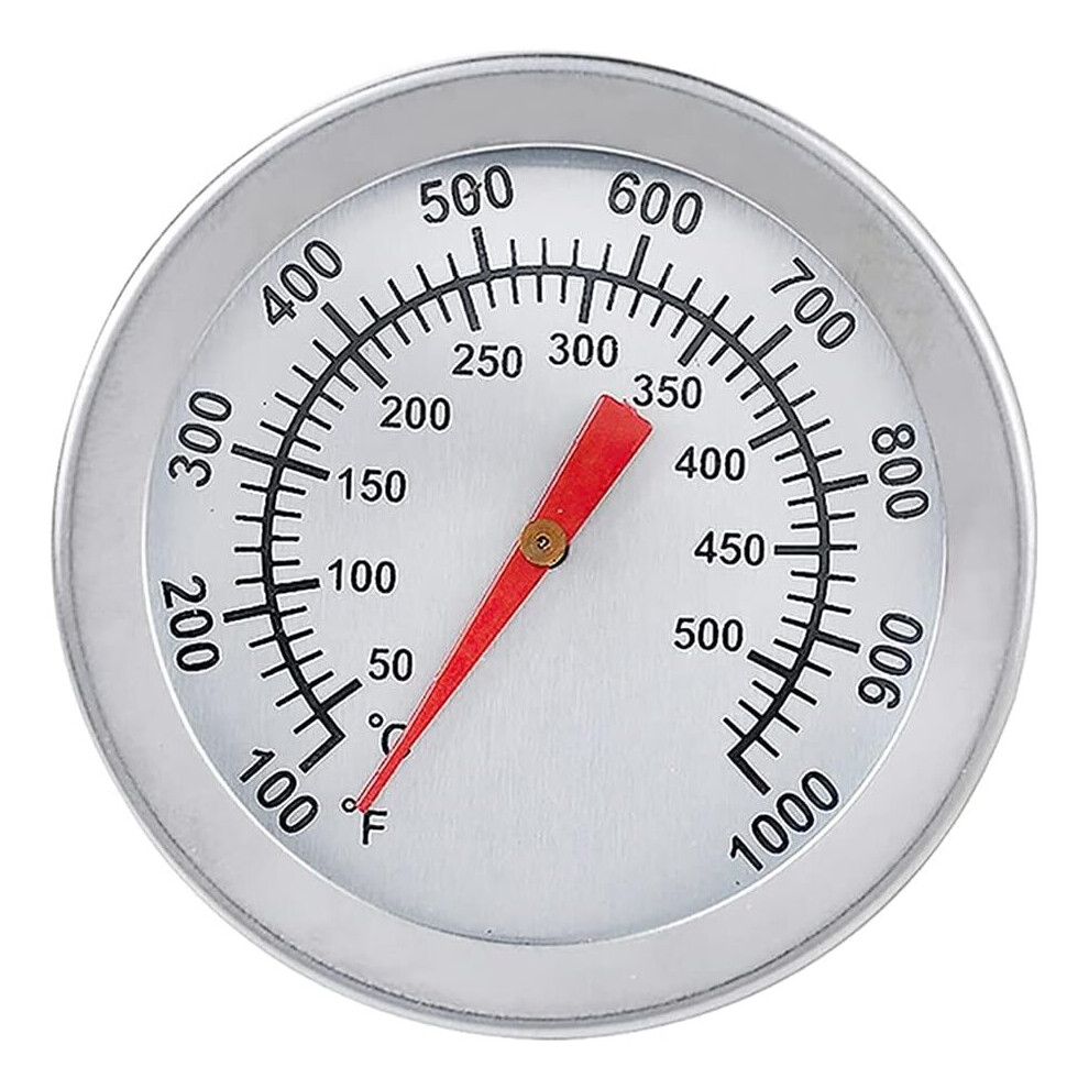 Barbecue Thermometer, Stainless Steel Oven Thermometer Max 500C/1000F Analog Display Thermometer for Oven, Pizza Oven, Wood Oven