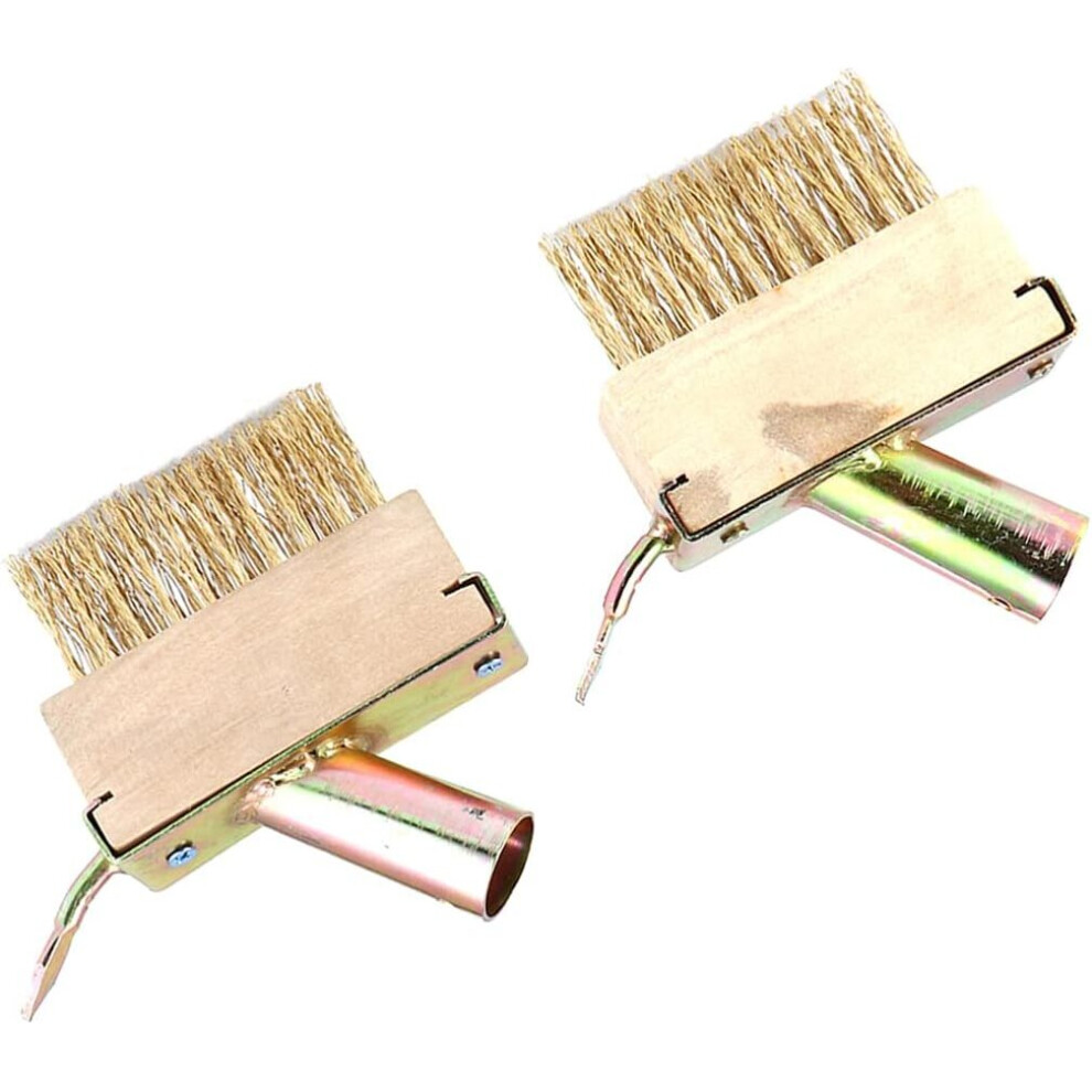 2PCS Weeding Wire Brush Tools Patio Weed Brush Head Set Replacement Gardening Weeding Tool Weed Remover for Outdoor Patio Paving