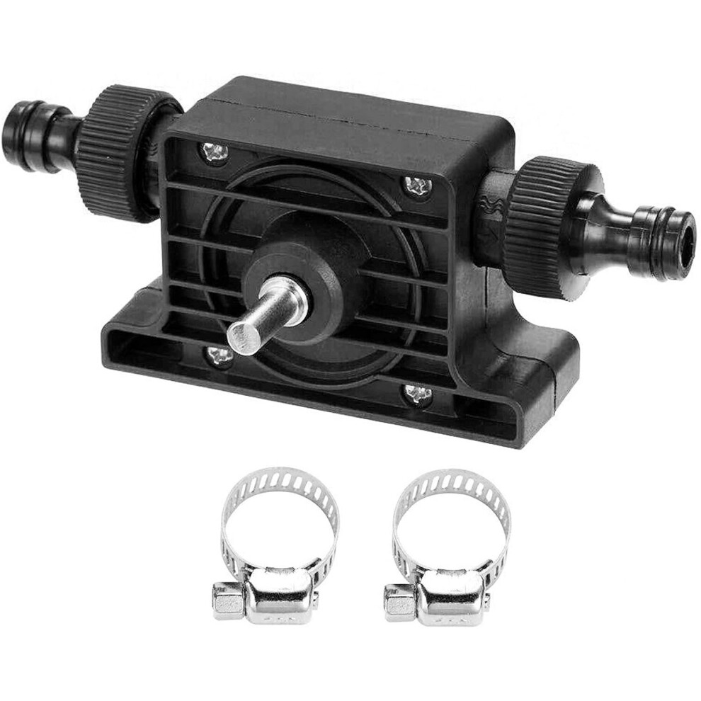 Water Oil Drill Pump, Electric Drill Bit Fuel Oil Diesel Pump, Self Priming Oil Drilling Fittings Fittings, for Aquarium Pond Statuary Fountain Garden