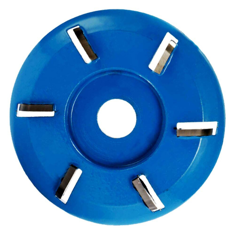 Wood Carving Disc, 90mm 3/4/5/6 Turbo Carbide Carving Discs Milling Cutter for Woodworking (6Teeth)