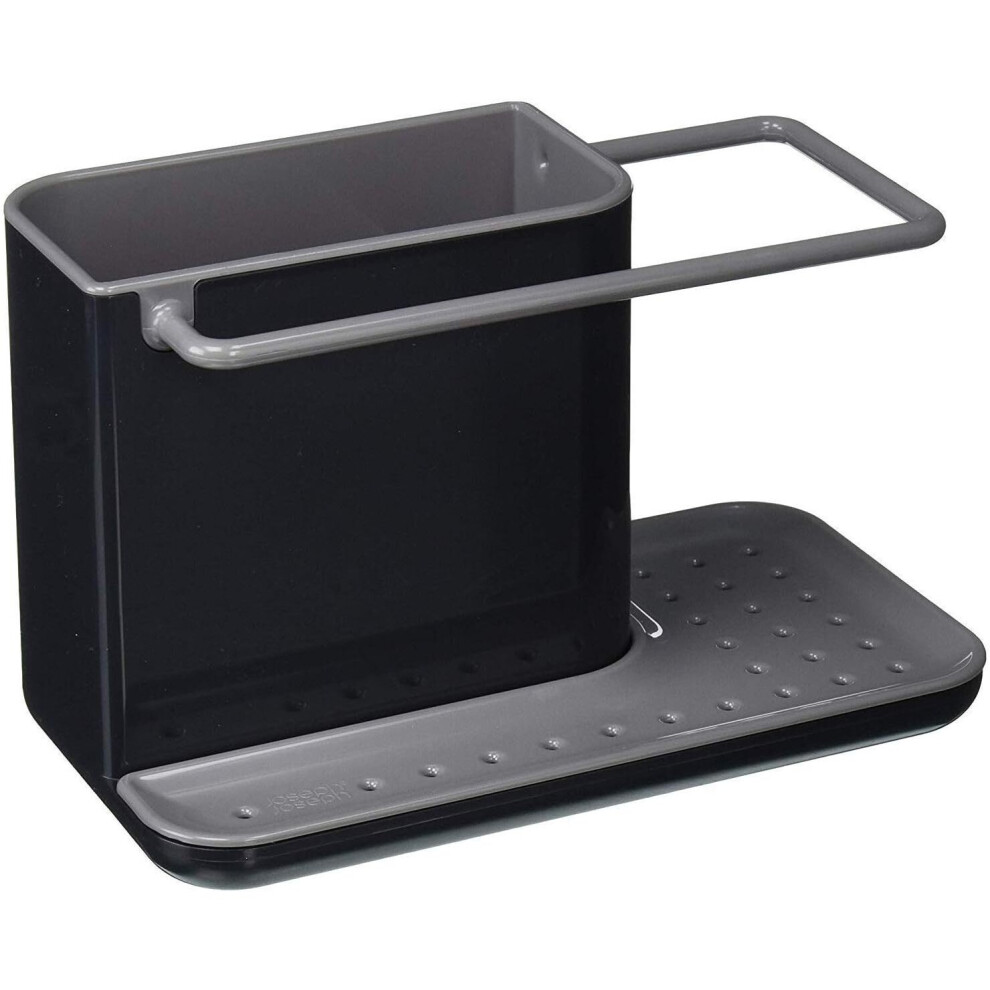 Caddy - Sink Storage, Holder for Sponge, Scraper, Brush, Dishwashing Liquid, Dishcloth, Small Model - Dark Gray