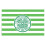Celtic FC Stripes Crest Flag 5 x 3 1