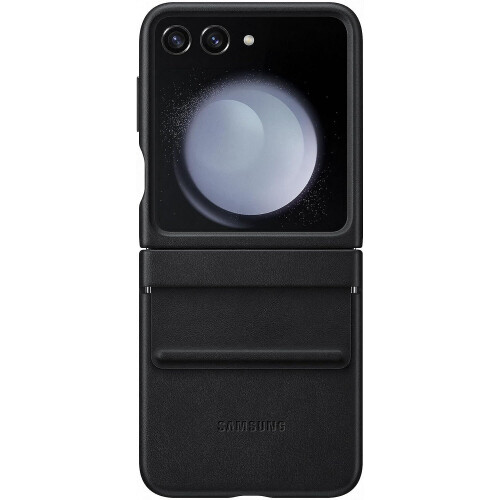 Samsung Samsung Galaxy Z Flip5 Etui Samsung ECO-Læder Sort