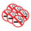 (6) No Smoking Notice Vinyl Stickers | 85mm 1