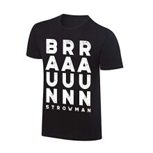 (Small) WWE Braun Strowman BRRAAAUUUNNN T-Shirt - Black