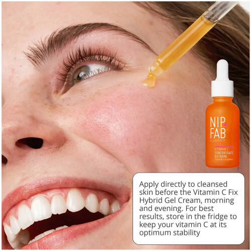 Nip+Fab Nip+Fab Vitamin C Fix Concentrate Extreme 15% 1 fl oz | Face Skin Radiance Booster | 3 Forms of Vitamin C | Ferulic Acid | Skin Protection | Mois 1