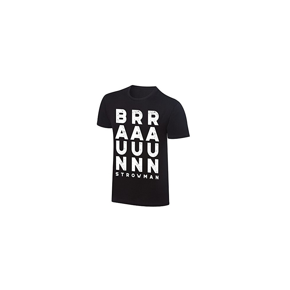 (Medium) WWE Braun Strowman BRRAAAUUUNNN T-Shirt - Black