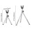 Tools Telescopic Tripod Pole Support Stand Fishing Rod Holder Rods Rests 3