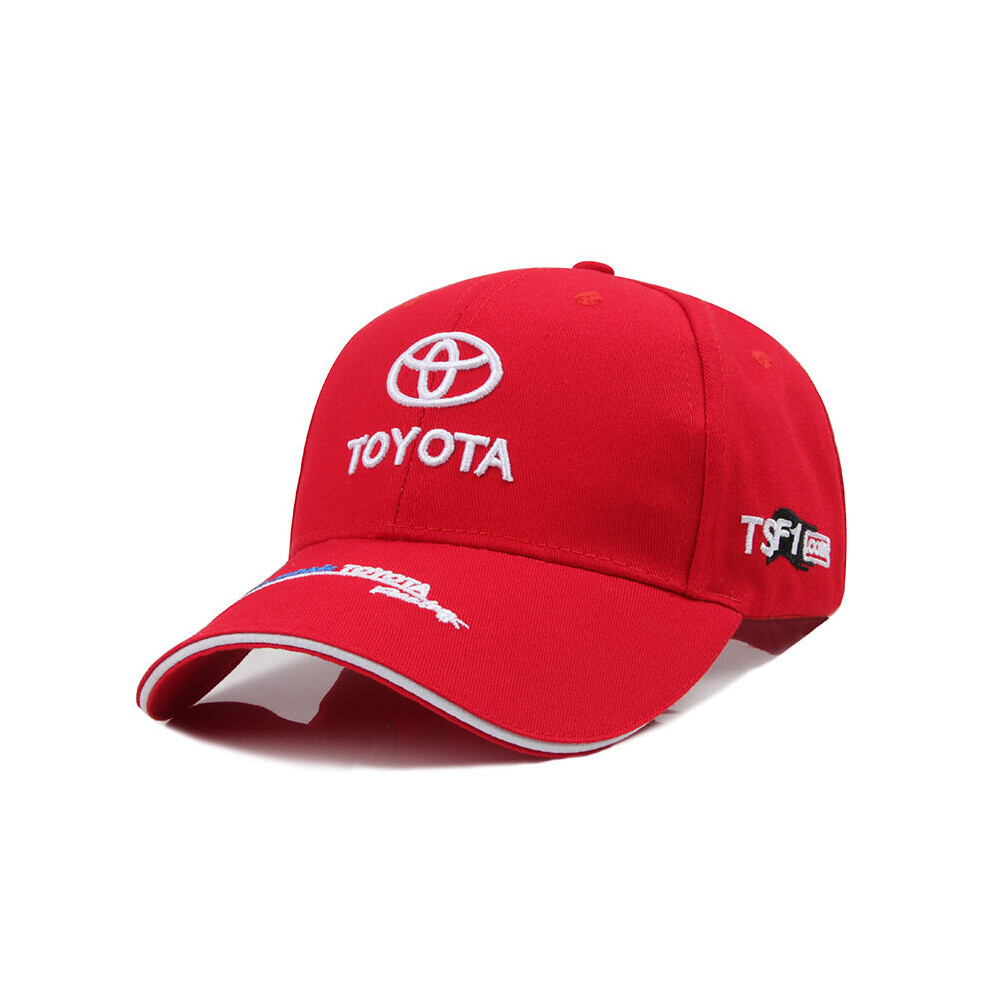 Mengzhituo (Red) Embroidered Car Logo Toyota Baseball Cap
