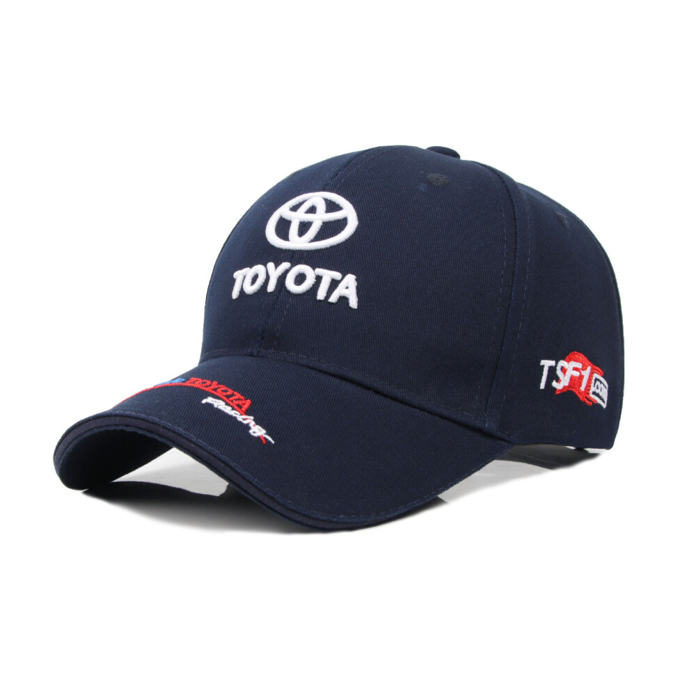 (navy blue) Embroidered car logo TOYOTA baseball cap