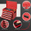 Costway 5-Drawer Rolling Tool Chest Tool Storage Cabinet w/ Lockable Wheels 5