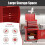 Costway 5-Drawer Rolling Tool Chest Tool Storage Cabinet w/ Lockable Wheels 7