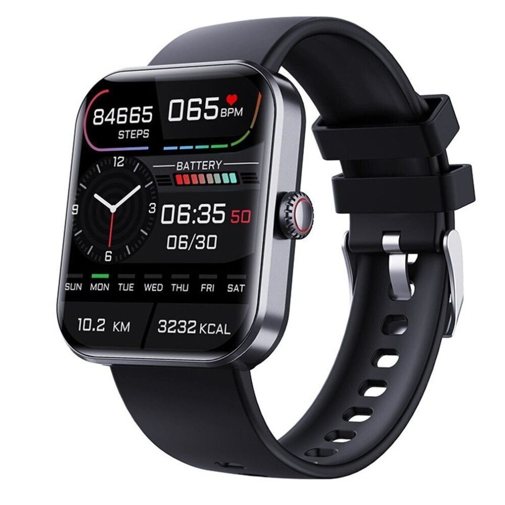 ( Black) F57l Blood Sugar Monitoring Bluetooth Smartwatch Non-Invasive Smartwatch Black,Not,Specified 970447368936