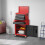 Costway 5-Drawer Rolling Tool Chest Tool Storage Cabinet w/ Lockable Wheels 7