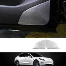 Car Accessories For Model Y 2021 Front Rear Door Speaker Cover Trim Auto Parts