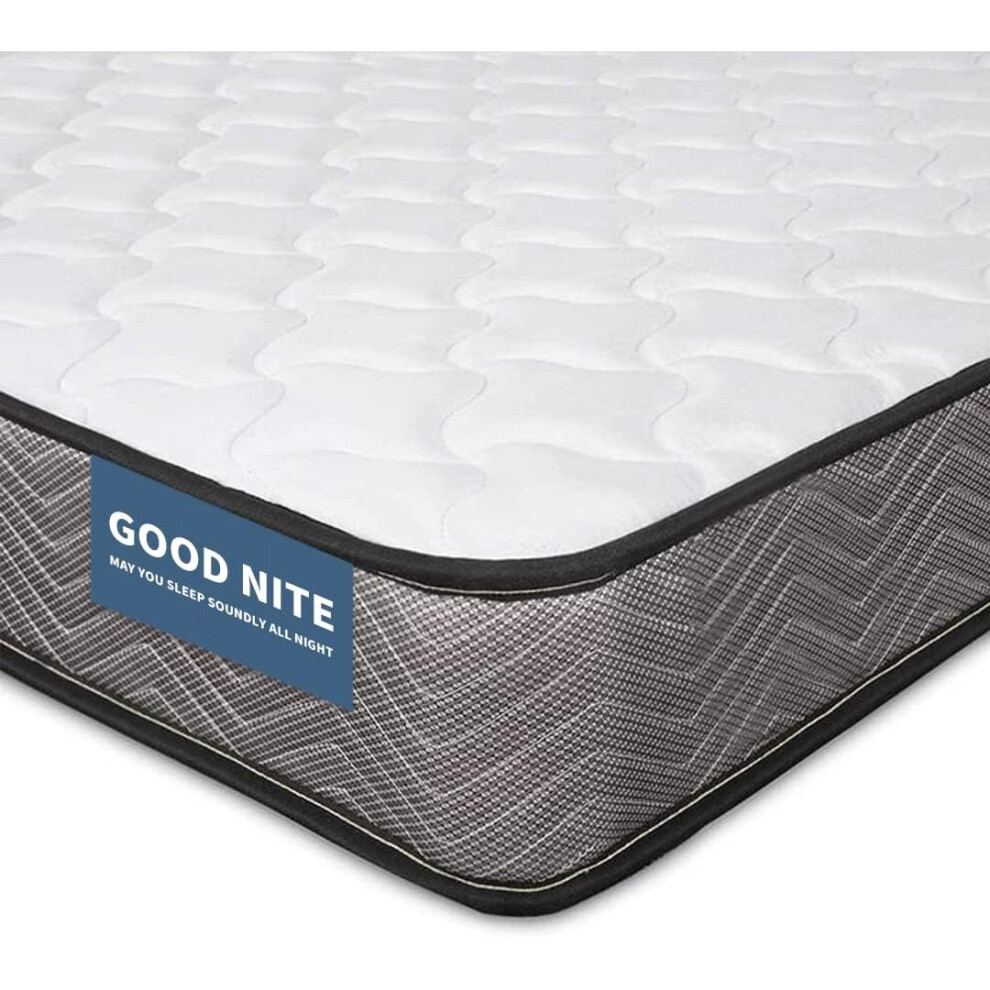 (Small Double (120 x 190 x 18cm)) Good Nite Single Memory Foam & Spring Mattress Quilted, Hypoallergenic, Breathable Design with Lumbar Support-image-OPC-PC572P8-NEW