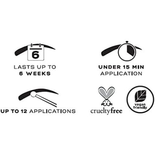 Eylure Eylure DYBROW Eyebrow Dye Kit, Dark Brown 1