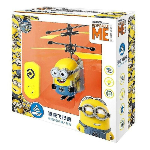 Minions Drone - Avion télécommandé, mini-vol, hélicoptère flash 2