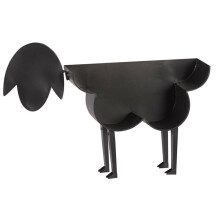 Sheep Decoration Toilet Toilet Paper Holder Free Standing Organization Toilet Storage Toilet Roll Paper Bathroom Iron Storage | Paper Holder (Black)