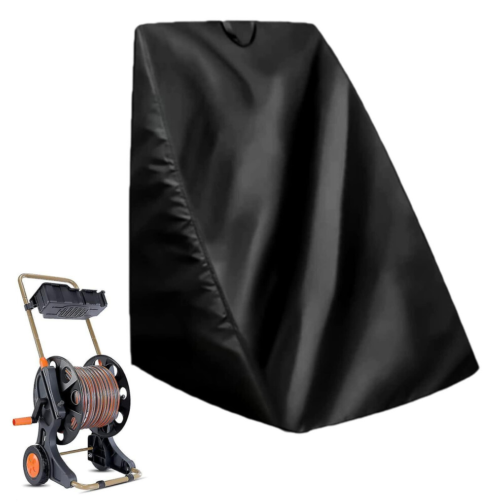 (Black) en Hose Reel Cover  proof  ding  Hose Reel Protective Cover For Patio Rolling Hose Cart