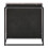 Living And Home (Beige) Square Linen Footstool with Metal Frame 4